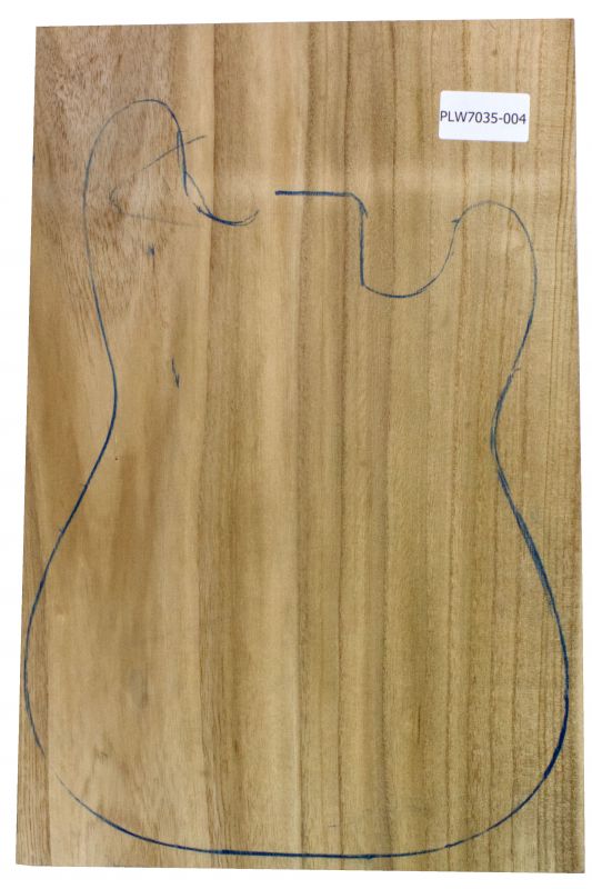 Body Paulownia, Unique Piece #004, 1-pc., 537x350x42mm